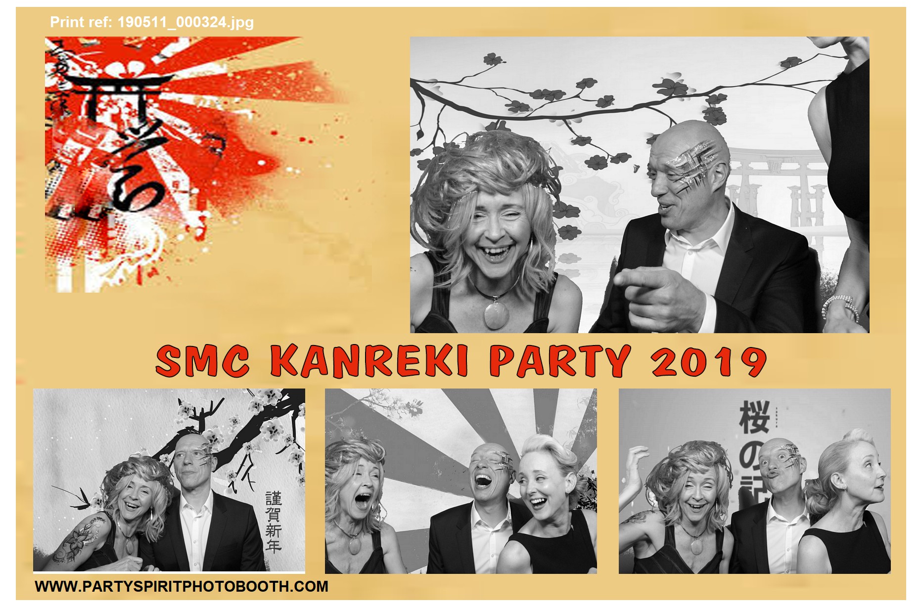 60th Japanese Theme Event | View more photos from the event at gallery.partyspiritphotobooth.com/u/PartySpiritPhotoBooth/60th-Japanese-Theme-Event